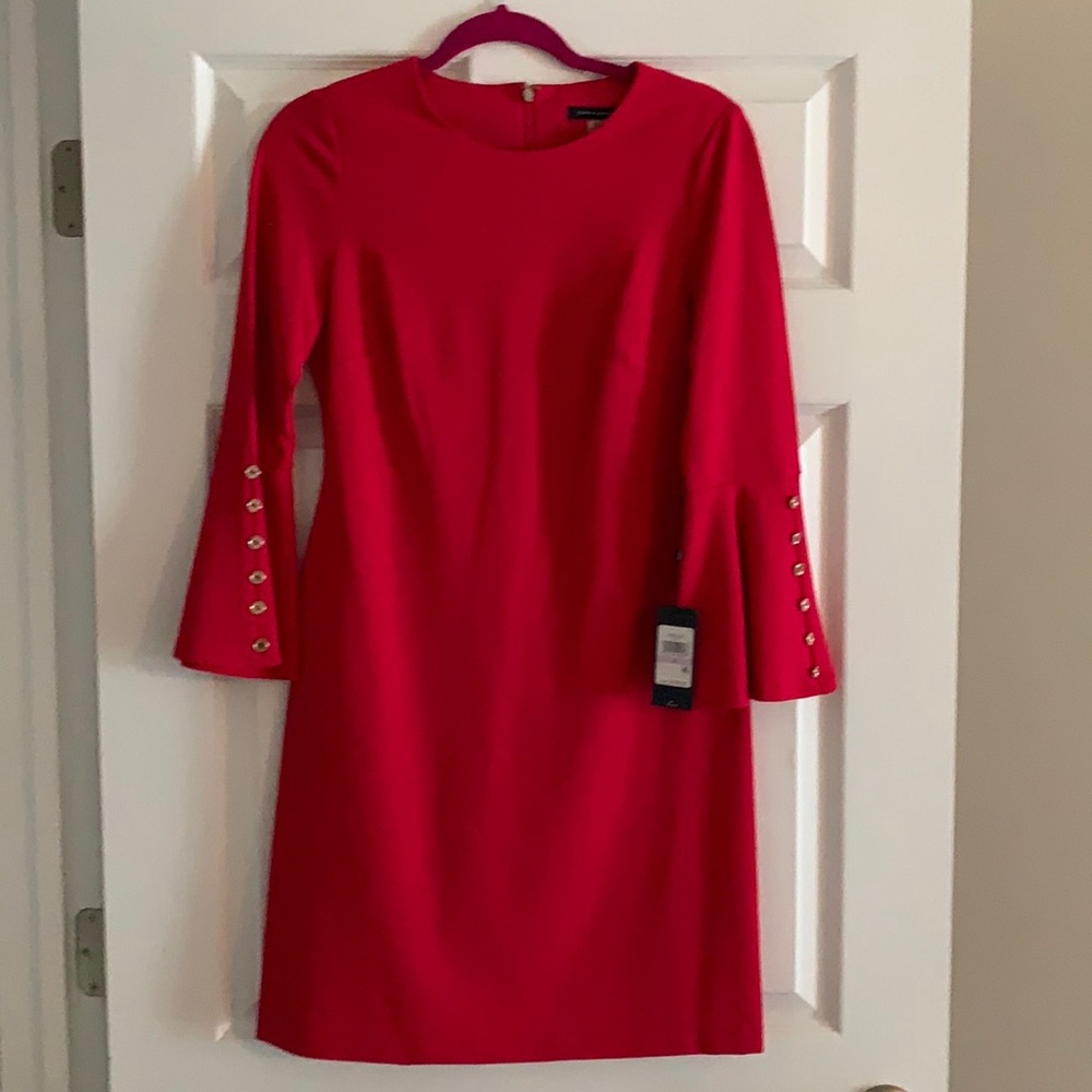 Women’s red dress